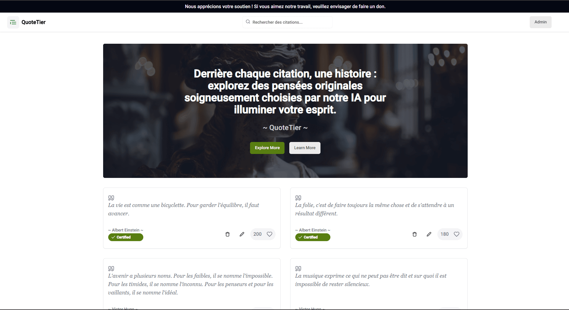 QuoteTier - Image du projet