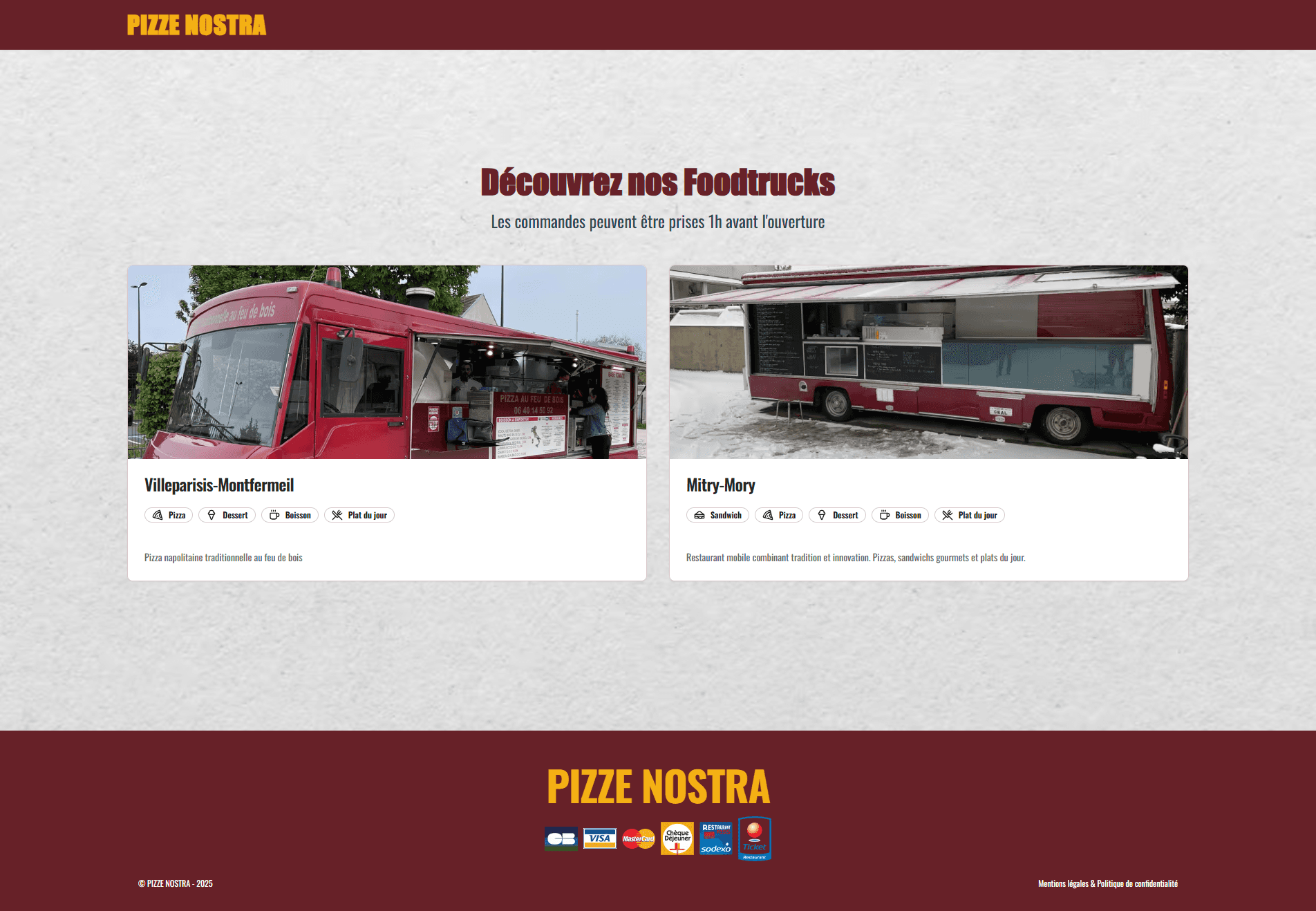 Pizze Nostra - Image du projet